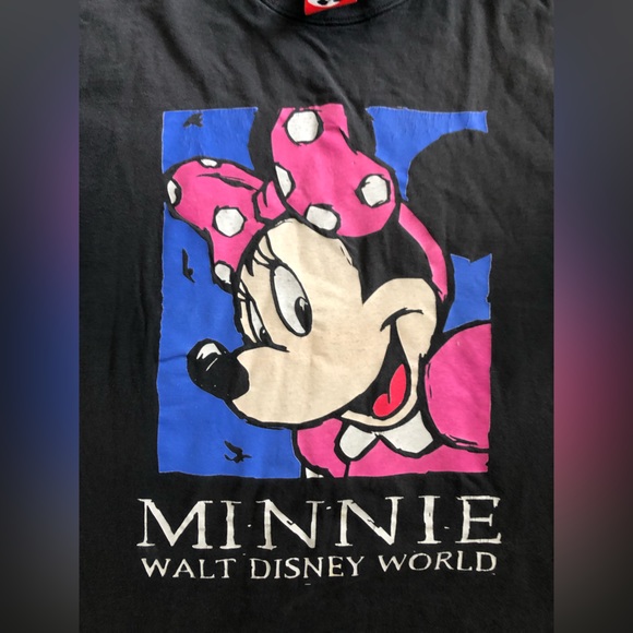 Vintage Minnie Mouse Disney World T-Shirt Size Large - Picture 2 of 7